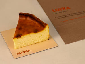 Basque Cheesecake (slice)