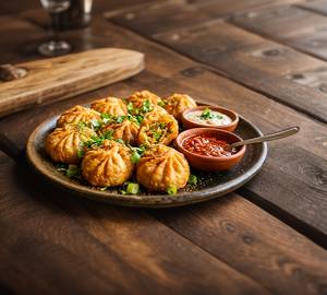 Veg Fried Momos 8 X