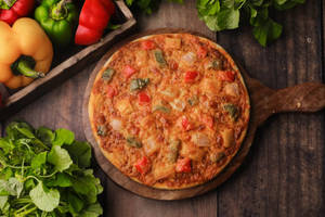 Tandoori paneer pizza