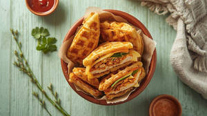 Chicken & Cheese Waffle