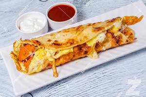 Double Egg Single Chicken Roll