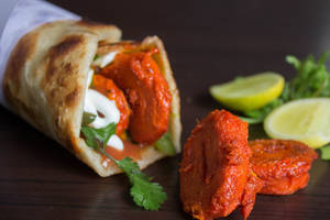 Single Paneer Malai Tikka Roll