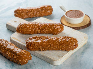Crunchy Chocolate Eclairs
