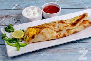 Double Achari Paneer Roll