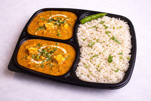 Matar Paneer Rice Box