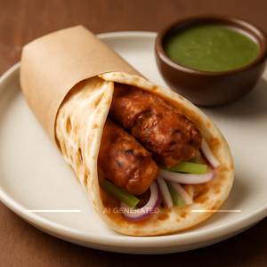 Double Masala Chaap Roll
