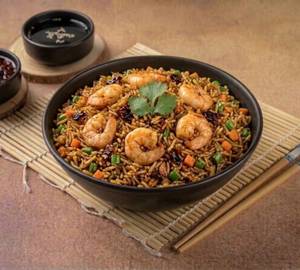 Prawns Burnt Chilly Fried Rice