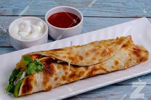 Double Chicken Malai Tikka Roll