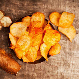 Chilli Tapioca Chips (150gms)
