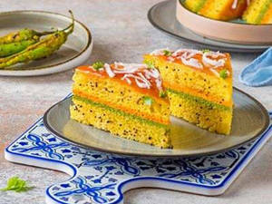 Sandwich Dhokla