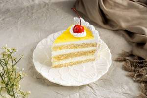 Pineapple pastry piece eggless