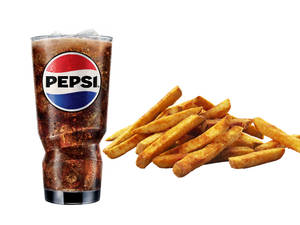 Seasoned Fries + Pepsi Regular
