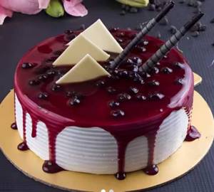 Vanilla Bluberry Cake