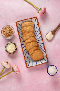 Desi Ghee Aata Suji Coconut Biscuit