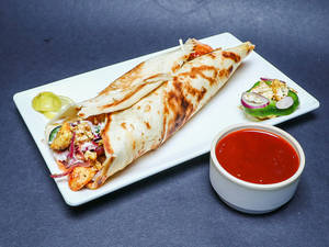 Single Paneer Bhurji Roll