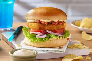 Mexican Burger with Cheese