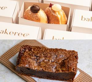 2 Doughnuts + Brownie