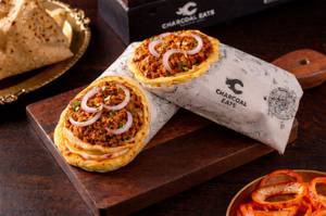 Chicken Keema Roll With Egg.
