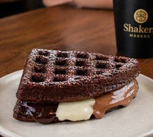Triple Chocolate Waffle Sandwich