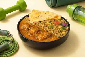 Chicken Meatball Bowl & Omelette (Protein 29g)