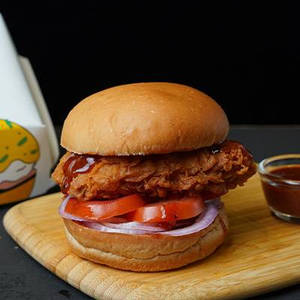 Crispy Korean Burger.