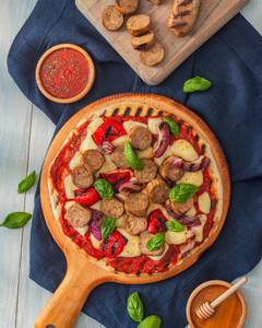 Chicken Sausage Pizza [Large]