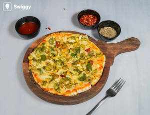 Pesto Bbq Vegetable Pizza