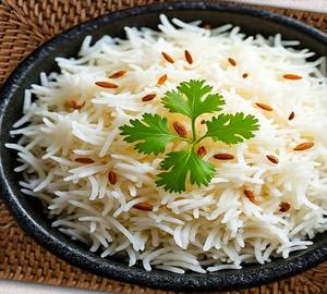 Jeera rice [serves 1 to 2]