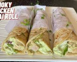 Malai Chicken Rumali Roll
