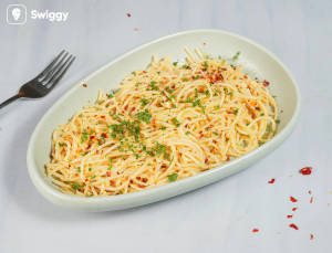 Aglio Olio Peperoncino With Spaghetti Pasta