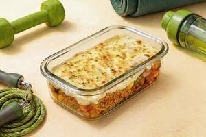 Butter Chicken Baked Cheese (Protein 24g)