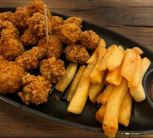 Chicken Popcorn & French Fries