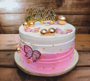 Fresh strawberry cream cake [400 g]