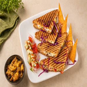 Paneer Tikka Grilled Sandwich
