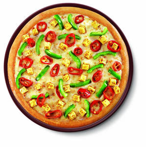 Delicious Peppy Paneer Pizza