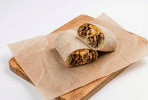 Sauteed Mushrooms Burrito