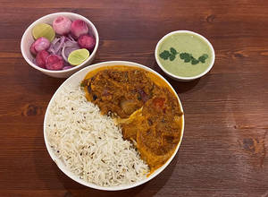 Dhua Dhar Chaap Rice Bowl