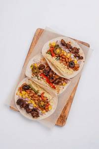 Sauteed Mushrooms Soft Tacos