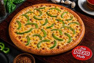 Corn and Capsicum Pizza