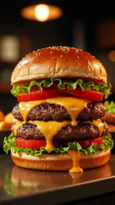 Crispy Veg Double Patty Burger