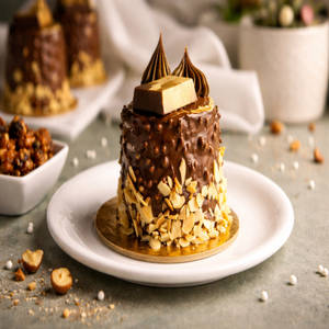 Brownie and Nut Mini Cake
