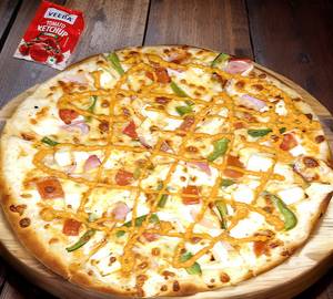 Special paneer makhani pizza