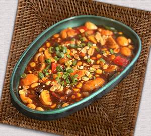Kung Pao Style Corn  Mushroom