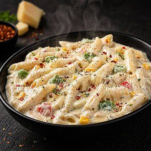 Creamy White Sauce Alfredo Pasta