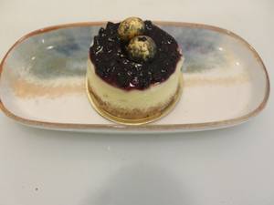 Berry Baked Vanilla Cheese Cake