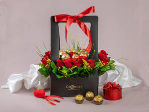 Ferrero Chocolate Flower Bouquet