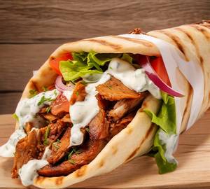Cheese periperi shawarma