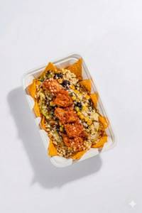 Jain Chipotle Paneer Nachos
