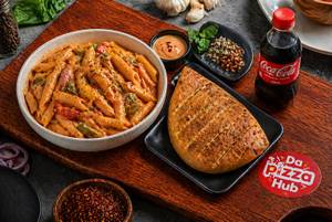 Mixed Sauce Pasta + garlic bread + Coke [250 ml]
