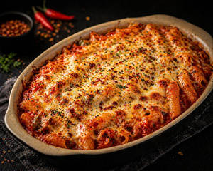 Baked Flamingo Spicy Red Sauce Pasta